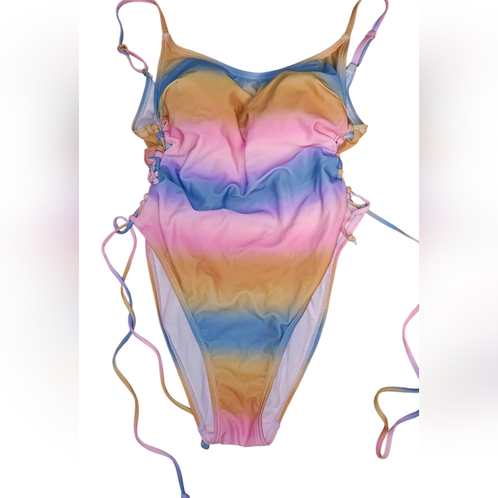 Multicolor Gradient Swimsuit